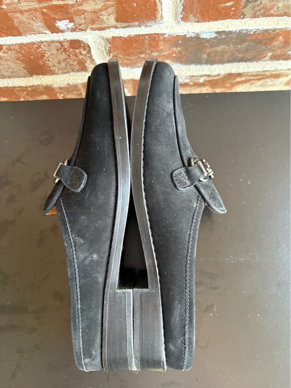 Vionic Salie Black Suede Horsebit Detail Slip-on Mules Size 7.5 - Picture 12 of 14